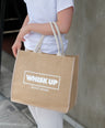 WHISK UP Original Jute Bag